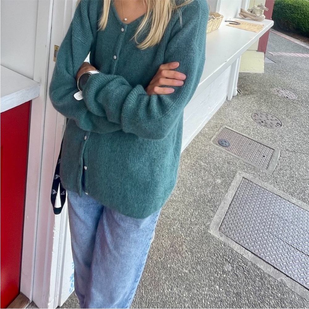Sezane Gaspard Jumper Sweater XS Sage Green